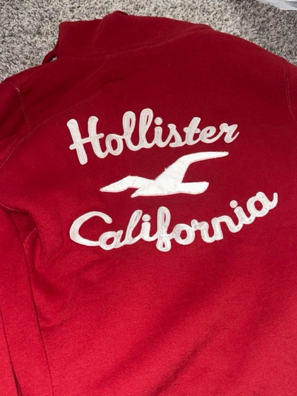 Hollister fleece zip up